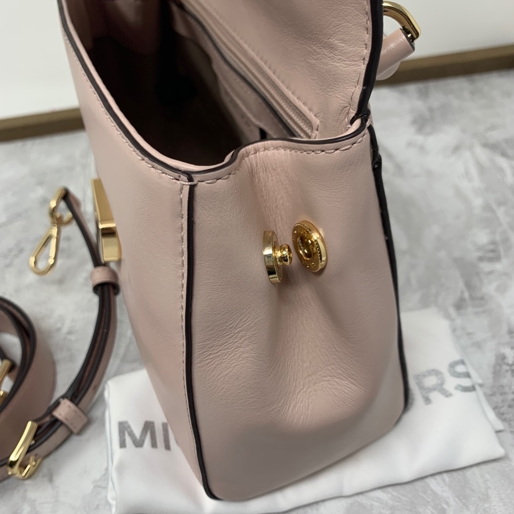 Michael Michael Kors Small Lt Pink Leather Satchel - Picture 12 of 16